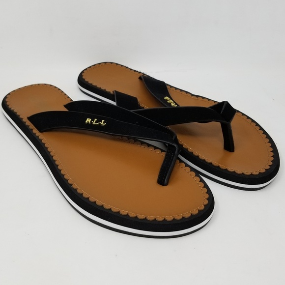 ralph lauren flip flops womens